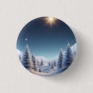 Sternennacht Inspirierende Wasserfarben Button