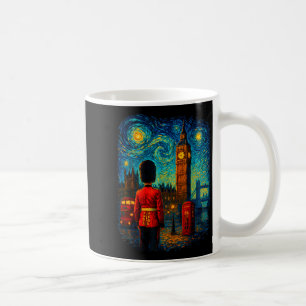Sternennacht London Rotes Telefonhäuschen Queen's  Kaffeetasse