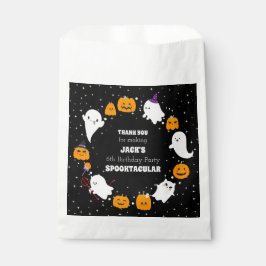 Sternennacht mit Geistern und Pumpkins Halloween Geschenktütchen