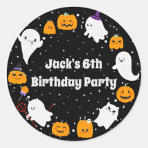 Sternennacht mit Geistern und Pumpkins