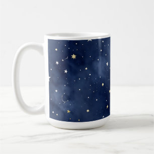 Sternennacht Mond Konstellationen Muster Kaffeetasse