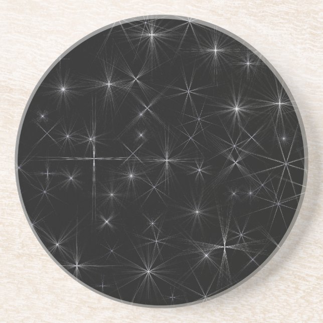 Sternennacht Sandstein Untersetzer (Vorne)