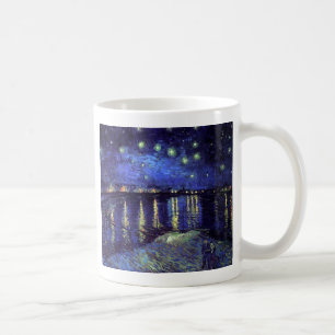 Sternennacht über der Rhone 1890 Kaffeetasse
