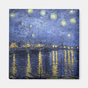 Sternennacht über der Rhone Magnet 3