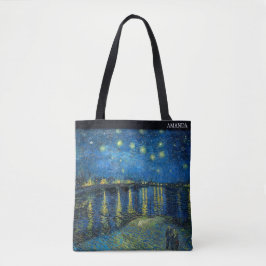 Sternennacht über der Rhone von Van Gogh – Maßgesc Tasche