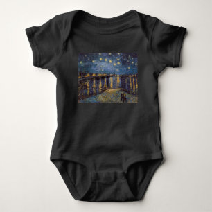 Sternennacht über der Rhone von Vincent Van Gogh Baby Strampler