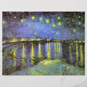 Sternennacht über der Rhone von Vincent van Gogh Flyer
