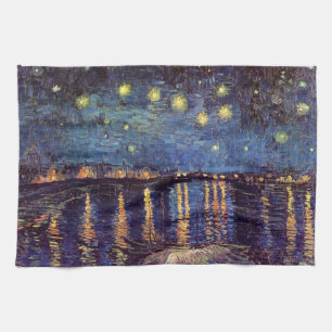 Sternennacht über der Rhone von Vincent van Gogh Küchentuch
