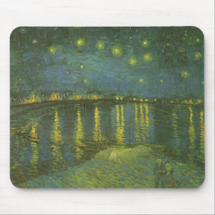 Sternennacht über der Rhone von Vincent van Gogh Mousepad