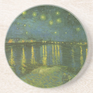 Sternennacht über der Rhone von Vincent van Gogh Untersetzer