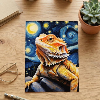 Sternennacht Van Gogh Bartagame Kunst Postkarte