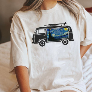 Sternennacht Van Gogh Camper Surf Van Kunst Tri-Blend Shirt