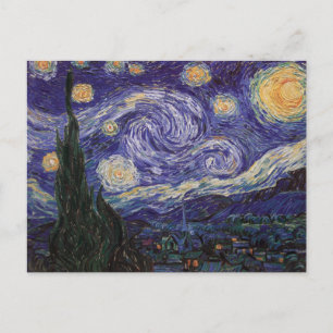 Sternennacht, Van Gogh Französische Stadt Saint Re Postkarte