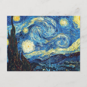 Sternennacht - Van Gogh Postkarte