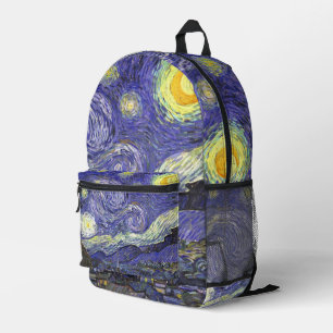 Sternennacht von Vincent van Gogh Bedruckter Rucksack