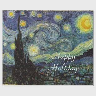 Sternennacht von Vincent van Gogh. Geschenkpapier