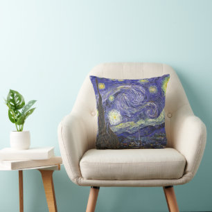 Sternennacht von Vincent van Gogh Kissen