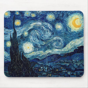 Sternennacht von Vincent Van Gogh Mousepad