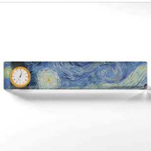 Sternennacht von Vincent Van Gogh Namensplakette