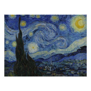 Sternennacht von Vincent Van Gogh Poster