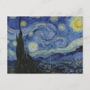 Sternennacht von Vincent Van Gogh Postkarte
