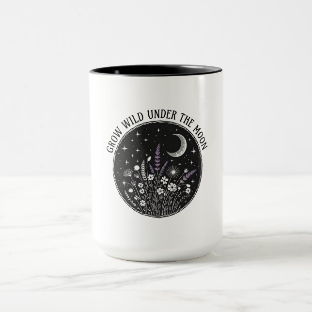 Sternennachts-Blume Tasse (Zentrum)