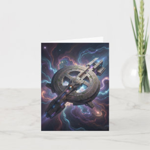 Sternenpfad – Reise durch das Universum´14 Feiertagskarte