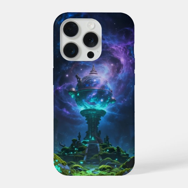 Sternenpfad – Reise durch das Universum iPhone 15 Pro Hülle (Rückseite)
