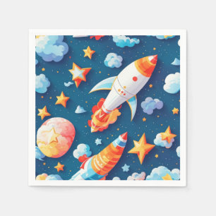Sternenplaneten Serviette