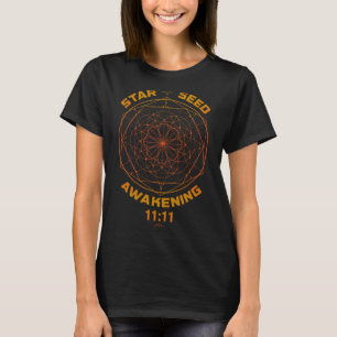 Sternensaat-Erwachen 1111 Heilige Geometrie  T-Shirt