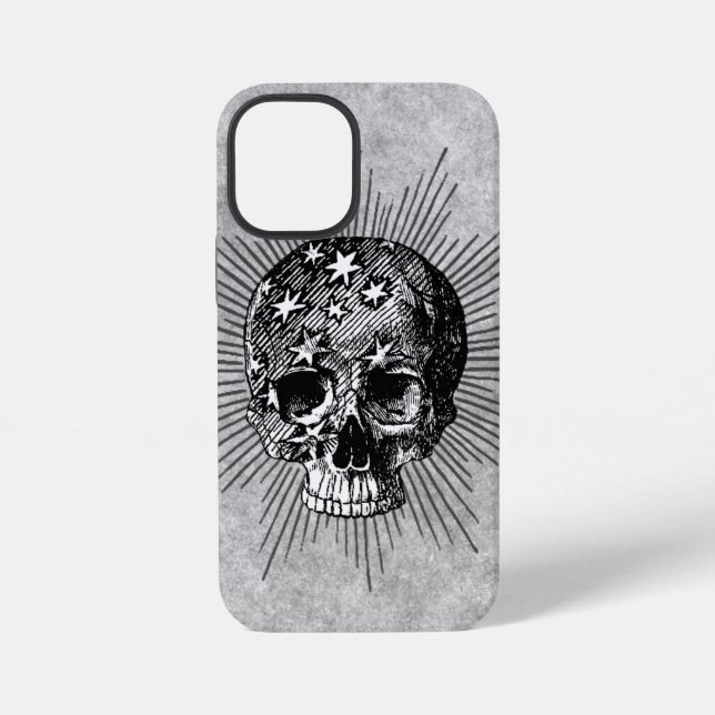 Sternenschädel iPhone 12 Mini Hülle (Rückseite)