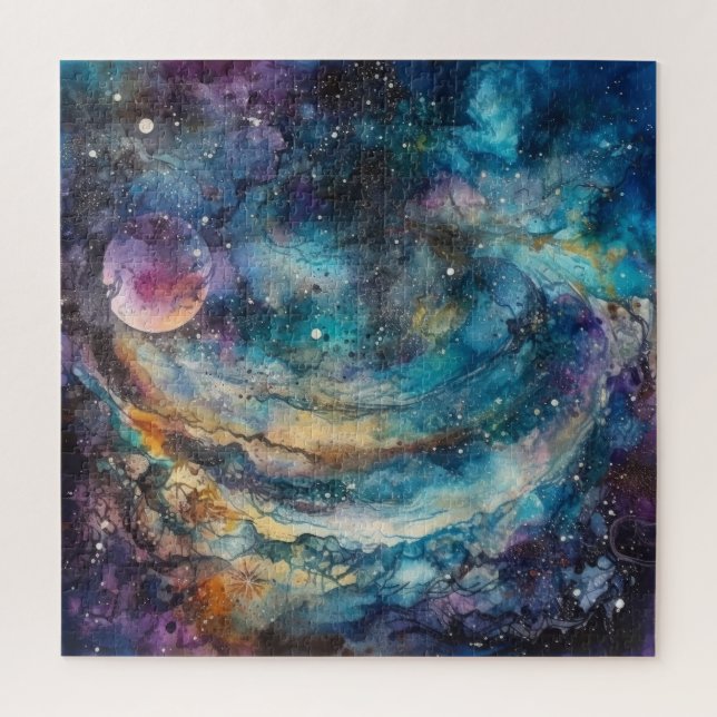 Sternenstaub-Galaxie-Puzzle (Vertikal)