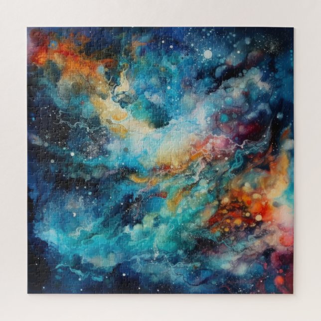 Sternenstaub-Galaxie-Puzzle (Vertikal)