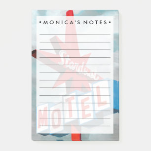 Sternenstaub-Motelschild Post-it Klebezettel