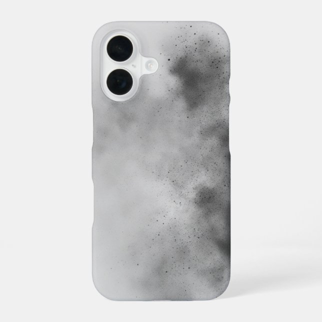 Sternenstaub-Rauch iPhone 16 Hülle (Rückseite)