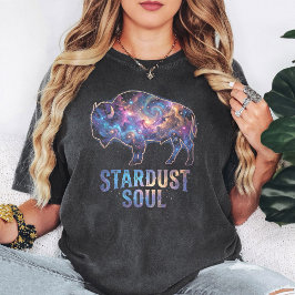 Sternenstaub-Seelen-Galaxie-Büffel-Himmels-Tier T-Shirt