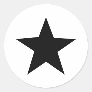 Sternensymbol Runder Aufkleber