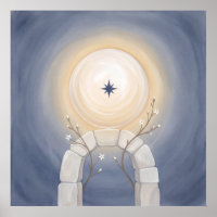 Sternentor Göttliche Führung Spirituelle Wandkunst