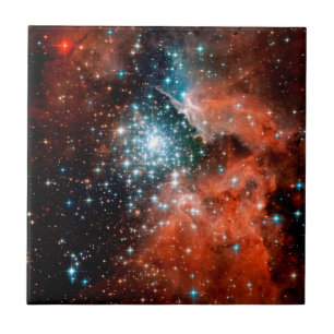 Sternentstehungsregion NGC 3603 - Hubble-Weltraumf Fliese