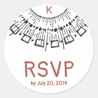 Sternexplosion der Schwarz-weißen Hand gezogenen K Runder Aufkleber