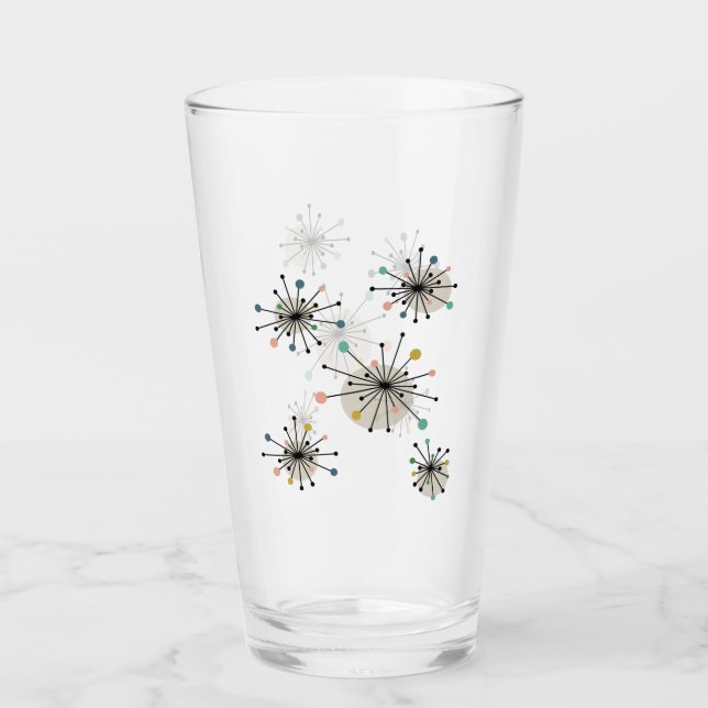 Sternexplosion des Atomzeitalters Mittelalter Mode Glas (Vorderseite)