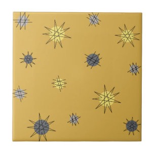 Sternexplosion des Atomzeitalters Ochre Gray Fliese