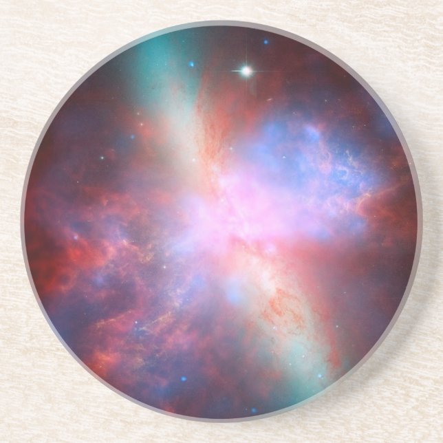 Sternexplosion-Galaxie M82 Getränkeuntersetzer (Vorne)