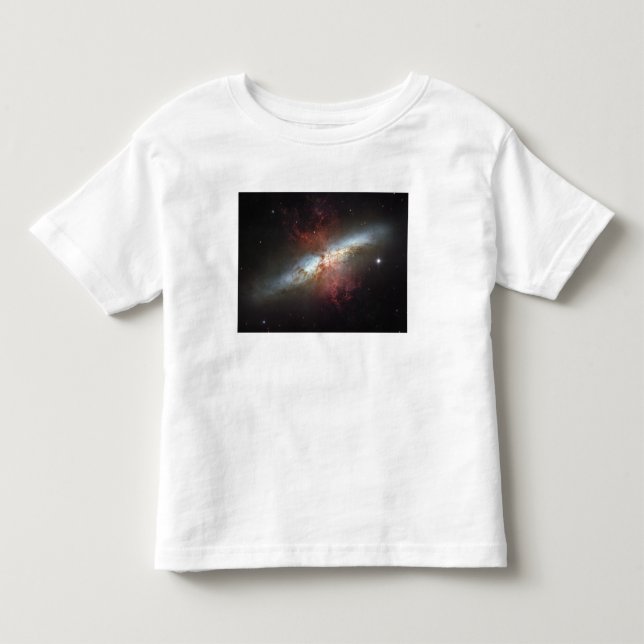 Sternexplosion Galaxie, Messier 82 Kleinkind T-shirt (Vorderseite)