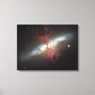 Sternexplosion Galaxie, Messier 82 Leinwanddruck