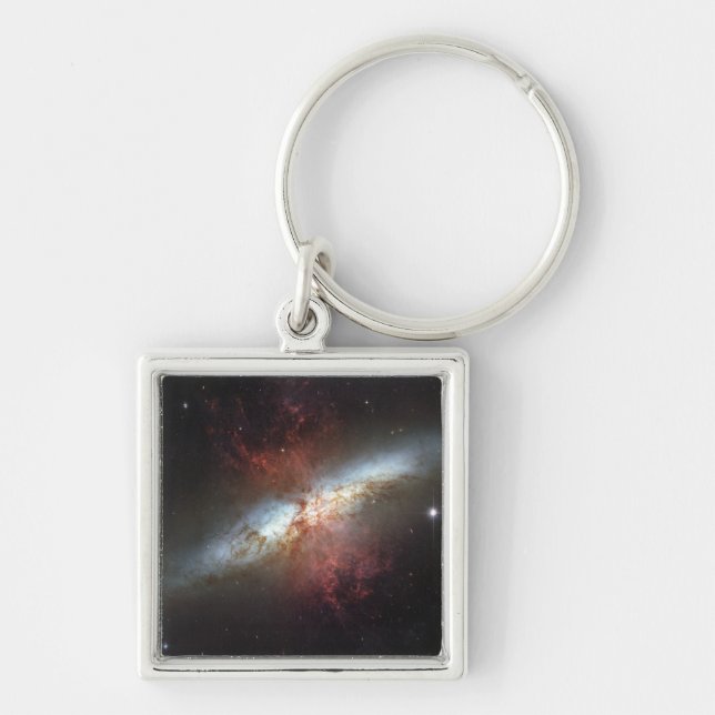 Sternexplosion Galaxie, Messier 82 Schlüsselanhänger (Vorne)