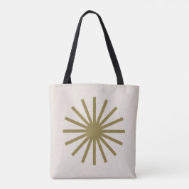 Sternexplosion Gold & Linen White Tasche