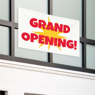 Sternexplosion Grand Opening Banner