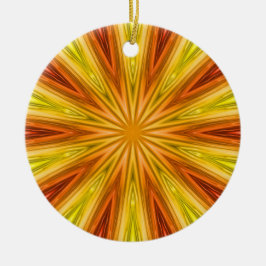 Sternexplosion Kaleidoskop Keramik Ornament
