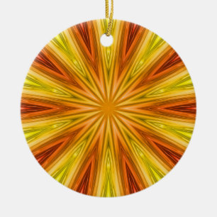Sternexplosion Kaleidoskop Keramik Ornament